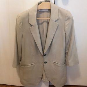 Mint by Jodi Arnold khaki oversized blazer